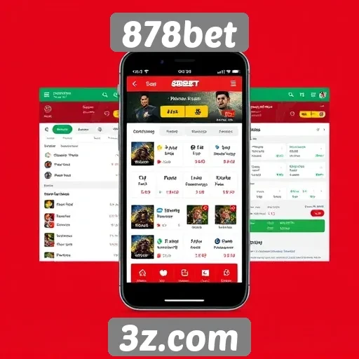 Plataforma 878bet acessível em dispositivos móveis