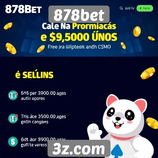 Nova promoção de bônus no site 878bet